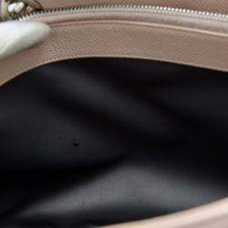 Pre Owned Chanel Matelasse Gst Chain Tote Bag In Caviar Pink