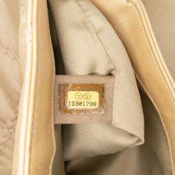 Pre Owned Chanel Gold CC Quilted Calfskin Ultimate Stitch Flap