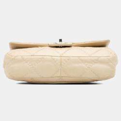 Pre Owned Chanel Gold CC Quilted Calfskin Ultimate Stitch Flap