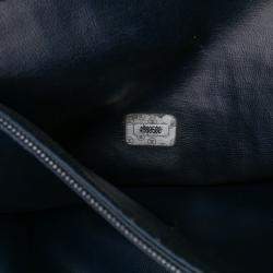 Pre Owned Chanel Blue CC Denim Chain Tote