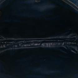 Pre Owned Chanel Blue CC Denim Chain Tote