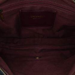 Pre Owned Chanel Black Large Quilted Iridescent Calfskin Shiva Flap