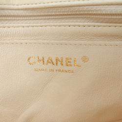 Pre Owned Chanel Brown Mini Rectangular Classic Tweed Single Flap