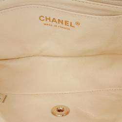 Pre Owned Chanel Brown Mini Rectangular Classic Tweed Single Flap