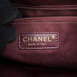 Pre Owned Chanel Matelasse Cc Logo Chain Tote Black Leather