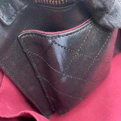 Pre Owned Chanel Matelasse  Black Calf Leather Tote
