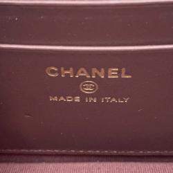 Pre Owned Chanel Matelasse Chain shoulder Bag Black Caviar Leather Size 20
