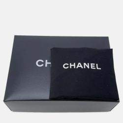 Pre Owned Chanel Matelasse Chain shoulder Bag White Caviar Leather