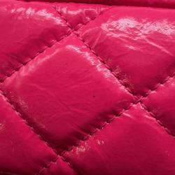 Pre Owned Chanel Matelasse Hobo Bag Pink Leather