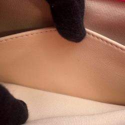 Pre Owned Chanel Matelasse Hobo Bag Pink Leather