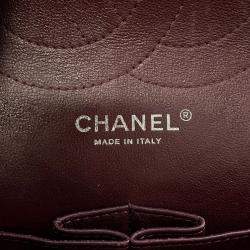 Pre Owned Chanel Matelasse W Flap Chain shoulder Black Caviar Leather Size 30