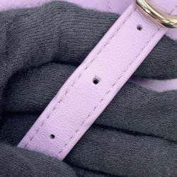 Pre Owned Chanel Matelasse Smallbackpack Lavender purple Calf Leather