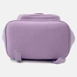 Pre Owned Chanel Matelasse Smallbackpack Lavender purple Calf Leather