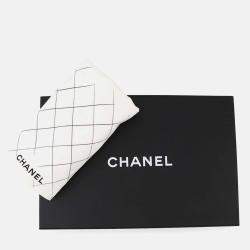 Pre Owned Chanel Matelasse W Flap Chain shoulder Black Lambskin Size 25