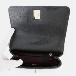 Pre Owned Chanel Coco Handle 2Wayhandbag Black Caviar Leather Size Xxs