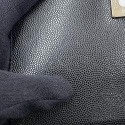 Pre Owned Chanel Coco Handle 2Wayhandbag Black Caviar Leather Size Xxs