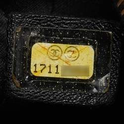 Pre Owned Chanel Black Quilted Caviar Leather GST Grand Shopping Tote