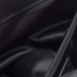 Pre Owned Chanel Black Quilted Caviar Leather GST Grand Shopping Tote