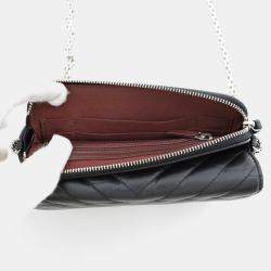 Pre Owned Chanel Chain Shoulder Bag Chevron V-Stitch 2.55 Mademoiselle Pochette
