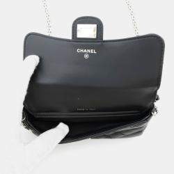 Pre Owned Chanel Chain Shoulder Bag Chevron V-Stitch 2.55 Mademoiselle Pochette