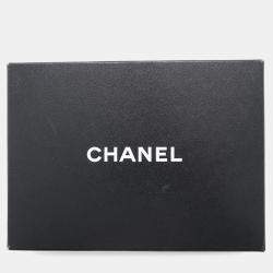 Pre Owned Chanel Chain Wallet Matelasse Coco Mark Lambskin