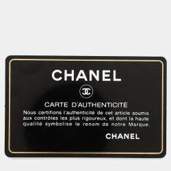 Pre Owned Chanel Chain Wallet Classic Matelasse Coco Mark Lambskin Black