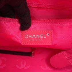 Pre Owned Chanel Tote Bag Cambon Line Large Coco Mark Leather Black