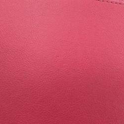 Pre Owned Chanel Pink Matelasse Coco Mark Bowling Bag In Calfskin Leather