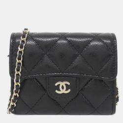 Pre Owned Chanel Timeless Classic Line Chain Clutch