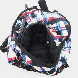 Pre Owned Chanel Airline Multicolor Nylon Coco Mark Backpack