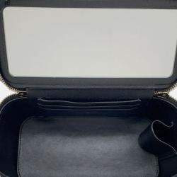 Pre Owned Chanel Black Lambskin Coco Casino Vanity Case