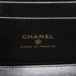 Pre Owned Chanel Black Lambskin Coco Casino Vanity Case