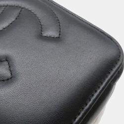 Pre Owned Chanel Black Lambskin Coco Casino Vanity Case