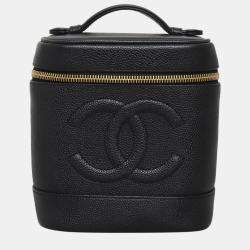 Pre Owned Chanel Vintage Vanity Cosmetic Bag