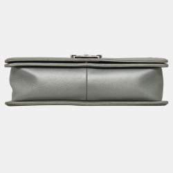 Pre Owned Caviar Leather New Medium Boy Bag