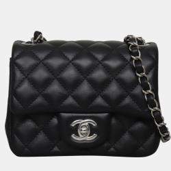 Pre Owned Lambskin Mini Flap Bag
