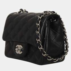 Pre Owned Lambskin Mini Flap Bag