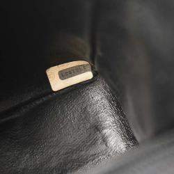 Pre Owned Chanel Indigo Denim Mini Classic Square Flap Shoulder Bag