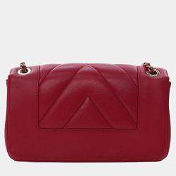 Pre Owned Chanel Mini Quilted Chevron Sheepskin Mademoiselle Vintage Flap