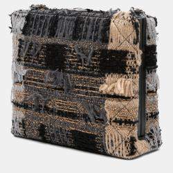 Pre Owned Chanel Multicolor Tweed Quadrato Box Crossbody Bag