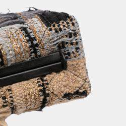 Pre Owned Chanel Multicolor Tweed Quadrato Box Crossbody Bag