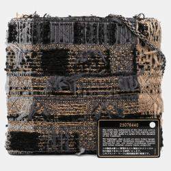 Pre Owned Chanel Multicolor Tweed Quadrato Box Crossbody Bag