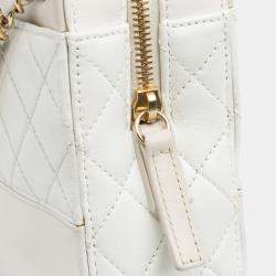 Pre Owned Chanel CC Quilted Lambskin Chain Crossbody