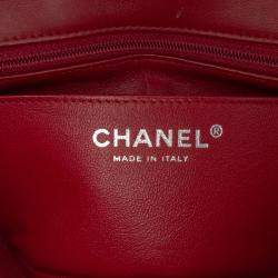 Pre Owned Chanel Mini Rectangular Classic Patent Single Flap