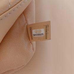 Pre Owned Chanel Brown Maxi Lambskin 19 Flap