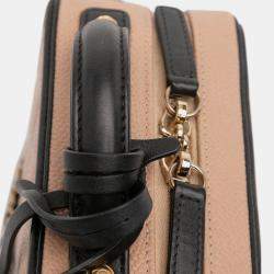 Pre Owned Chanel Brown Small Caviar CC Filigree Vanity Case