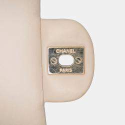 Pre Owned Chanel Black Medium Classic Jersey Coco Sailor Double Flap
