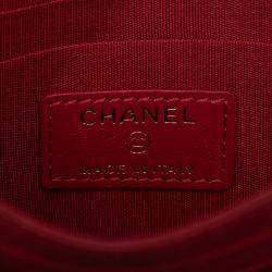 Pre Owned Chanel Black Lambskin Romance Wallet On Chain