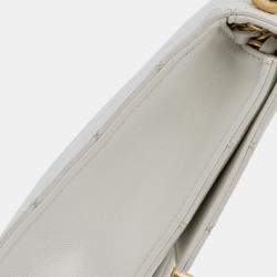 Pre Owned Chanel White Mini Chic Pearls Crossbody