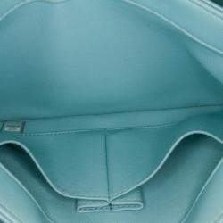 Pre Owned Chanel Blue Small Quilted Lambskin Trendy CC Flap